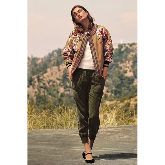 Anthropologie Floral Embroidered Needlepoint Jacket Size XL - Picture 14 of 14